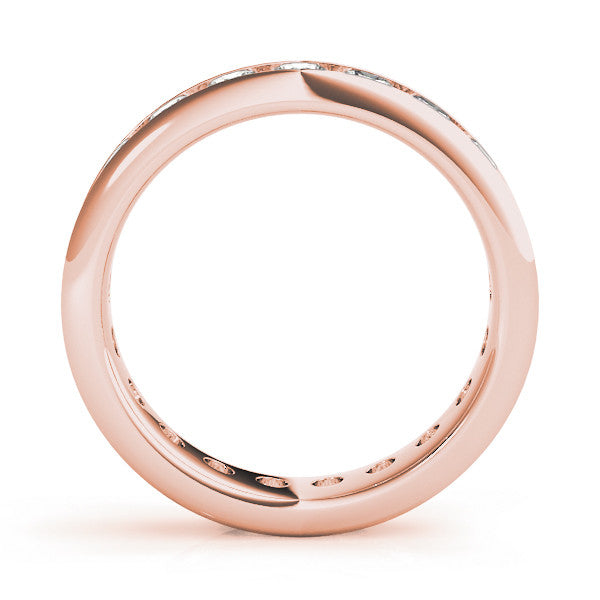 3.70 ct. Round Diamond Eternity Band Channel Set Ring-VIRABYANI